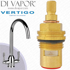 BLUCI VERTIGO Twin Lever Monobloc Kitchen Tap Hot Tap Cartridge Compatible Spare - BLU2062A