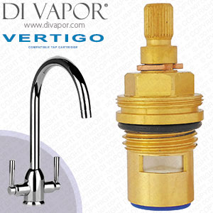 BLUCI VERTIGO Twin Lever Monobloc Kitchen Tap Cold Tap Cartridge Compatible Spare - BLU2062Q