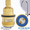 BLUCI CIGNO Twin Lever Monobloc Cold Tap Cartridge Compatible Spare - BLU2085Q