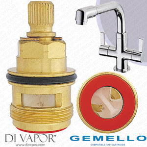 BLUCI GEMELLO Dual Handle Monobloc Kitchen Tap Hot Tap Cartridge Compatible Spare - BLU2095A