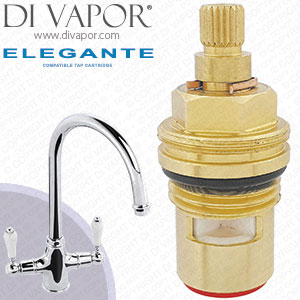 BLUCI ELEGANTE Twin Lever Monobloc Kitchen Tap Hot Tap Cartridge Compatible Spare - BLU2097A