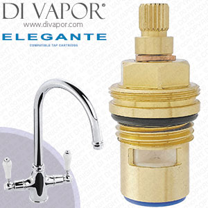 BLUCI ELEGANTE Twin Lever Monobloc Kitchen Tap Cold Tap Cartridge Compatible Spare - BLU2097Q