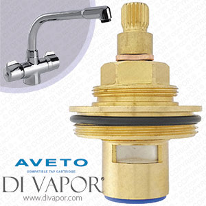 BLUCI AVETO BLU2099 Cold Tap Cartridge Compatible Spare with Collar - BLU2099QV