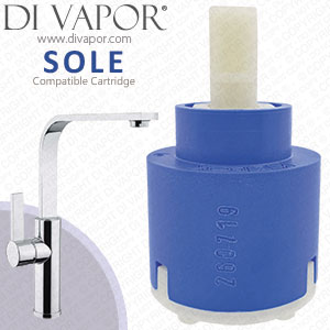 BLANCO SOLE CHROME - Compatible BM1320CH Tap Cartridge - BM1320CHS