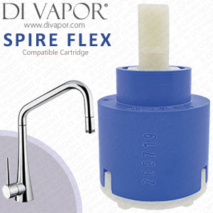 BLANCO SPIRE FLEX CHROME - Compatible BM3040CH Kitchen Tap Cartridge Spare - BM3040CHS