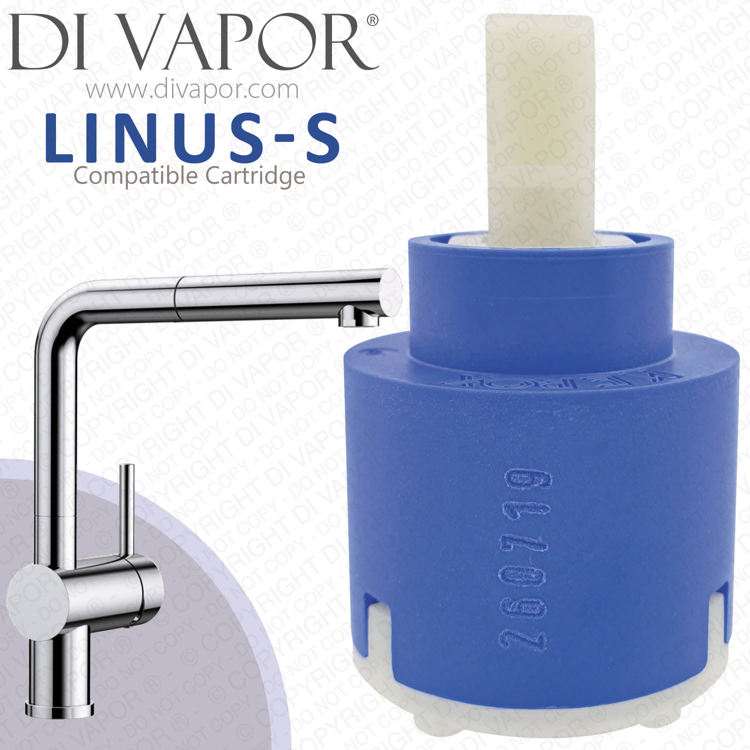 BLANCO LINUSS CHROME Compatible BM3650CH Mixer Tap Cartridge BM3650CHS