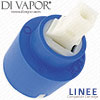 35mm Single Lever Cartridge Blanco Linee