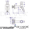 Crosswater BO121WNC Diagram