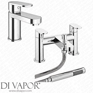 Victorian Plumbing Bosa Modern Tap Package (Bath + Basin Tap) - BOSPK Spare Parts