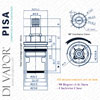 Bristan Pisa Basin Cold Tap Cartridge Diagram