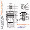 B&Q Simplifit Melbourne Tap Cartridge Spare