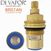 Bristan Aqueous 00622127 Replacement Shower Bar Flow Control Cartridge - 1/2 Inch, 20 Spline Compatible Cartridge - BR-00622127