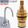 Bristan Artisan Cold Tap Valve Cartridge for AR SNKPRO C Professional Sink Mixer - 1/2 Inch 28 Spline Compatible Cartridge