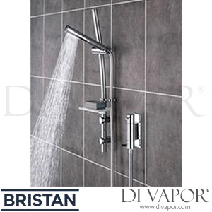 Bristan PM VSHXAR C Prism Vertical Dual Control Shower with Kit Spare Parts - BR DV 365