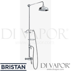 Bristan TY2 CSHXDIV C Trinity Exposed Dual Valve with Diverter and Rigid Riser Kit Spare Parts - BR DV 368