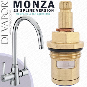 Bristan Monza Cold Tap Cartridge - 28 Spline Compatible Cartridge