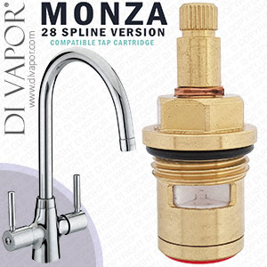 Bristan Monza Hot Tap Cartridge - 28 Spline Compatible Cartridge