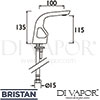 Bristan BRG BAS C Mixer Parts Diagram