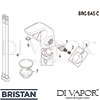 Bristan BRG BAS C Mixer Spare Tech Diagram
