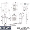 Bristan BRIGHT SHWR PK Spare Parts Diagram