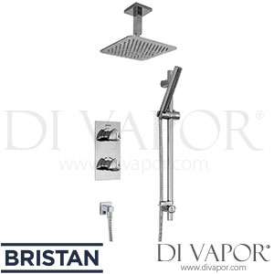Bristan BRIGHT SHWR PK Bright Shower Pack with Fixed Head and Kit Spare Parts