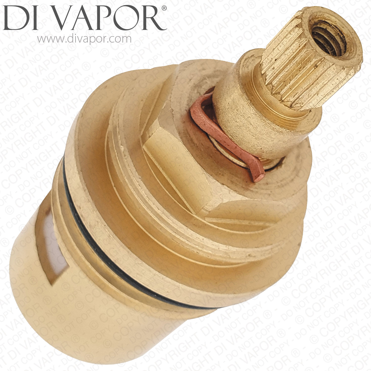 Grand Exposed Thermostatic Shower Valve Flow Cartridge Clockwise Open