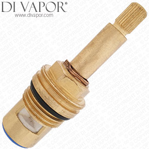 BS5412 CD XZ 24 72mm 1/2 Inch Flow Cartridge - Anti-Clockwise Open - 1/4 Turn - 24 Splines