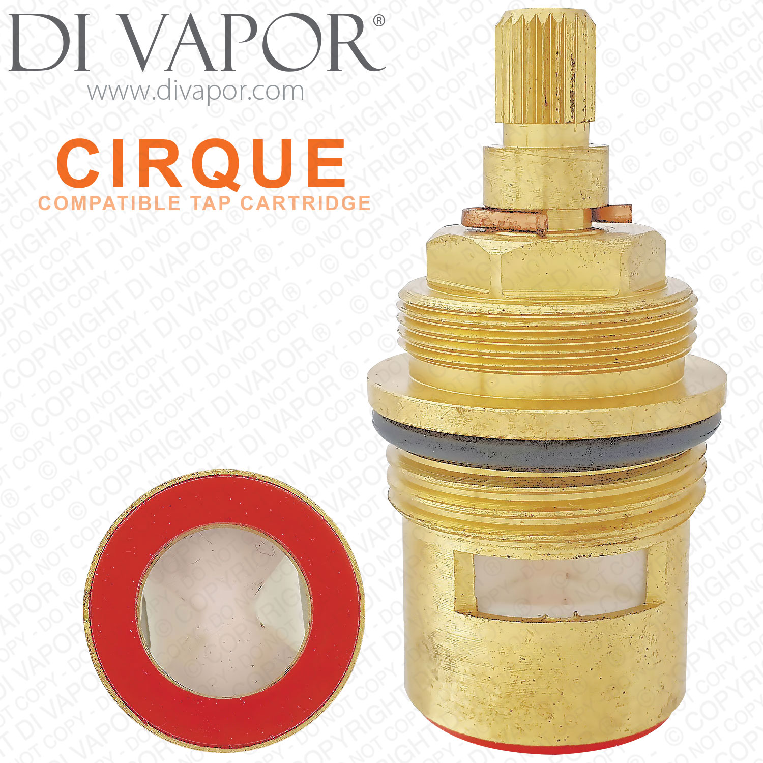 B Q Cirque Bath Hot Tap Cartridge Compatible Spare BS5445