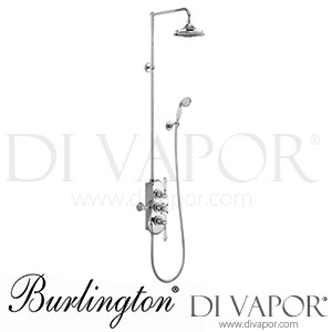 Burlington BSF3S+V16 Spey Thermostatic Exposed Shower Valve Two Outlet 6 Rose Spare Parts