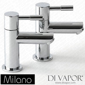 Milano BT0004C Mirage Modern Basin Pillar Taps Chrome Spare Parts