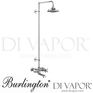 Burlington BT2WS MED_V17 Tay Thermostatic Bath Shower Mixer Wall Mounted Spare Parts