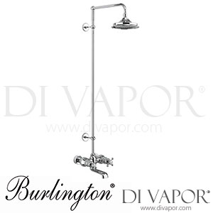 Burlington BT2WS-V60 Tay Thermostatic Bath Shower Mixer Wall Mounted Spare Parts