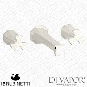 IB Rubinetti BT306PL Belmondo + Belmondo Elle Wall Mounted Widespread Tap Tap Spare Parts