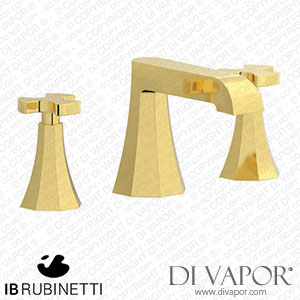 IB Rubinetti BT392OO Belmondo + Belmondo Elle Three Holes Washbasin Set with Low Spout Spare Parts
