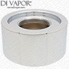 Brass Screw Shower Valve Flow / Diverter Shroud