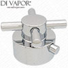 Crosshead Temperature Control Handle used on BRASS THERM CART