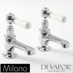 Compatible Spare Parts for Milano BTE004LV Elizabeth Traditional Lever Head Basin Pillar Taps