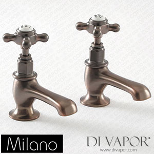 Milano BTE004ORX Elizabeth Traditional Crosshead Basin Pillar Taps Oil Rubbed Bronze Spare Parts