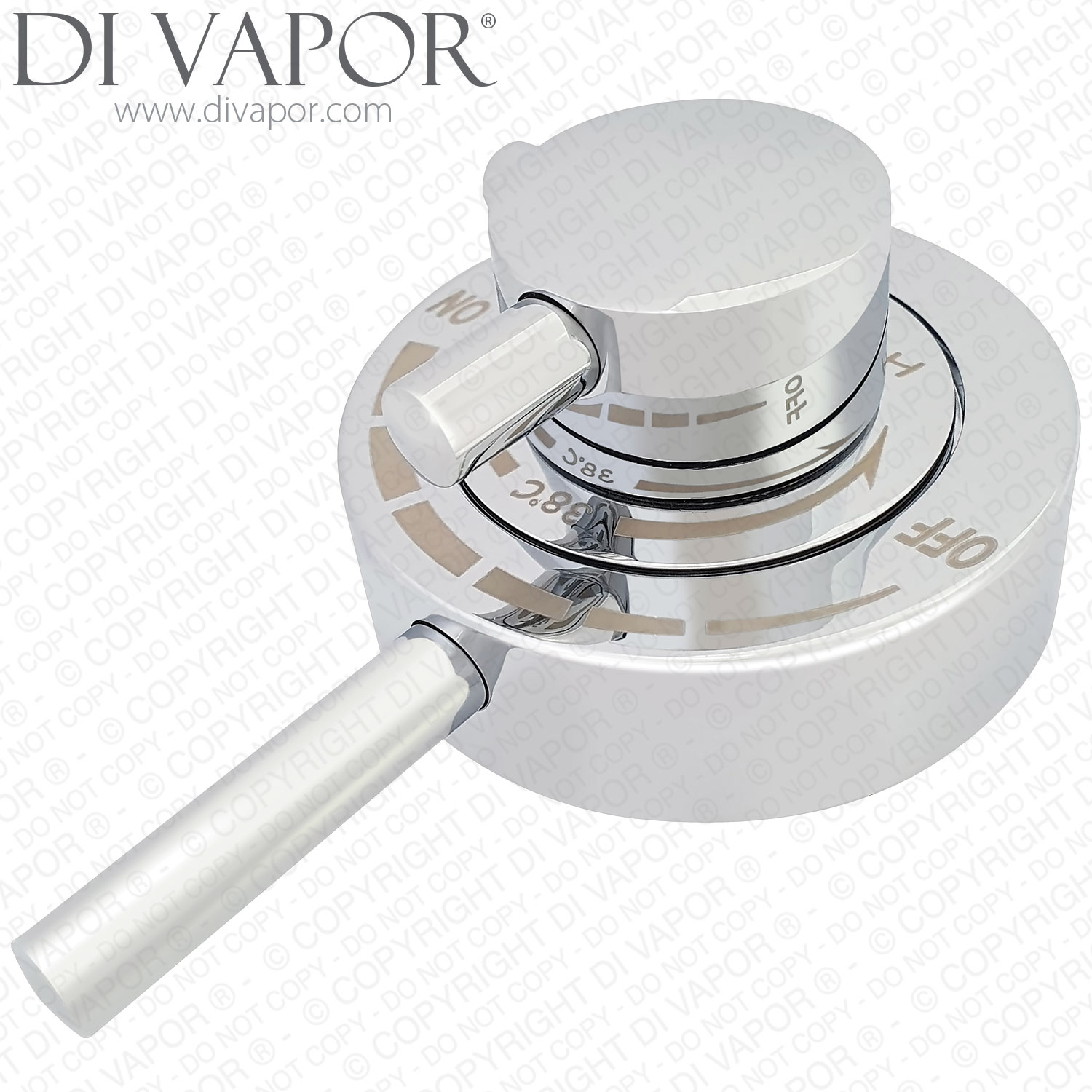 BTL Modern Exposed Thermostatic Shower Valve Compatible Handle Assembly