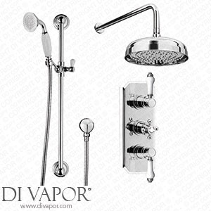 Victorian Plumbing Belmont Traditional Shower Package - Concealed Valve with Fixed Head & Slider Kit - BTSP - Spare Parts