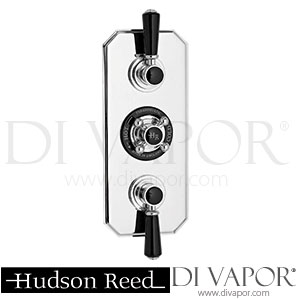 Hudson Reed Topaz Black Triple Concealed Thermostatic Shower Valve - BTSVT003 Spare Parts