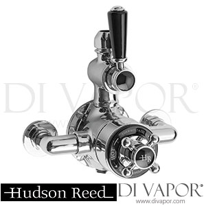 Hudson Reed Topaz Black Twin Exposed Thermostatic Shower Valve - BTSVT101 Spare Parts