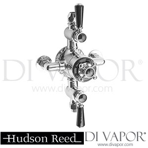 Hudson Reed Topaz Black Triple Exposed Thermostatic Shower Valve - BTSVT102 Spare Parts