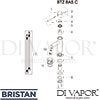 Bristan BTZ BAS C Mixer Spare Tech Diagram