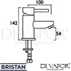 Bristan BTZ BAS C Spares Diagram