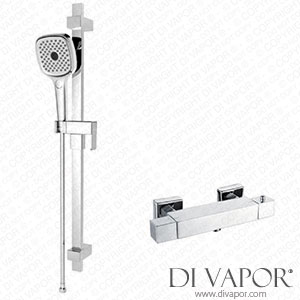Better Bathrooms BUN/BeBa_26801/78602 Thermostatic Mixer Bar Shower with Slide Rail & Square Handset - Cube Spare Parts