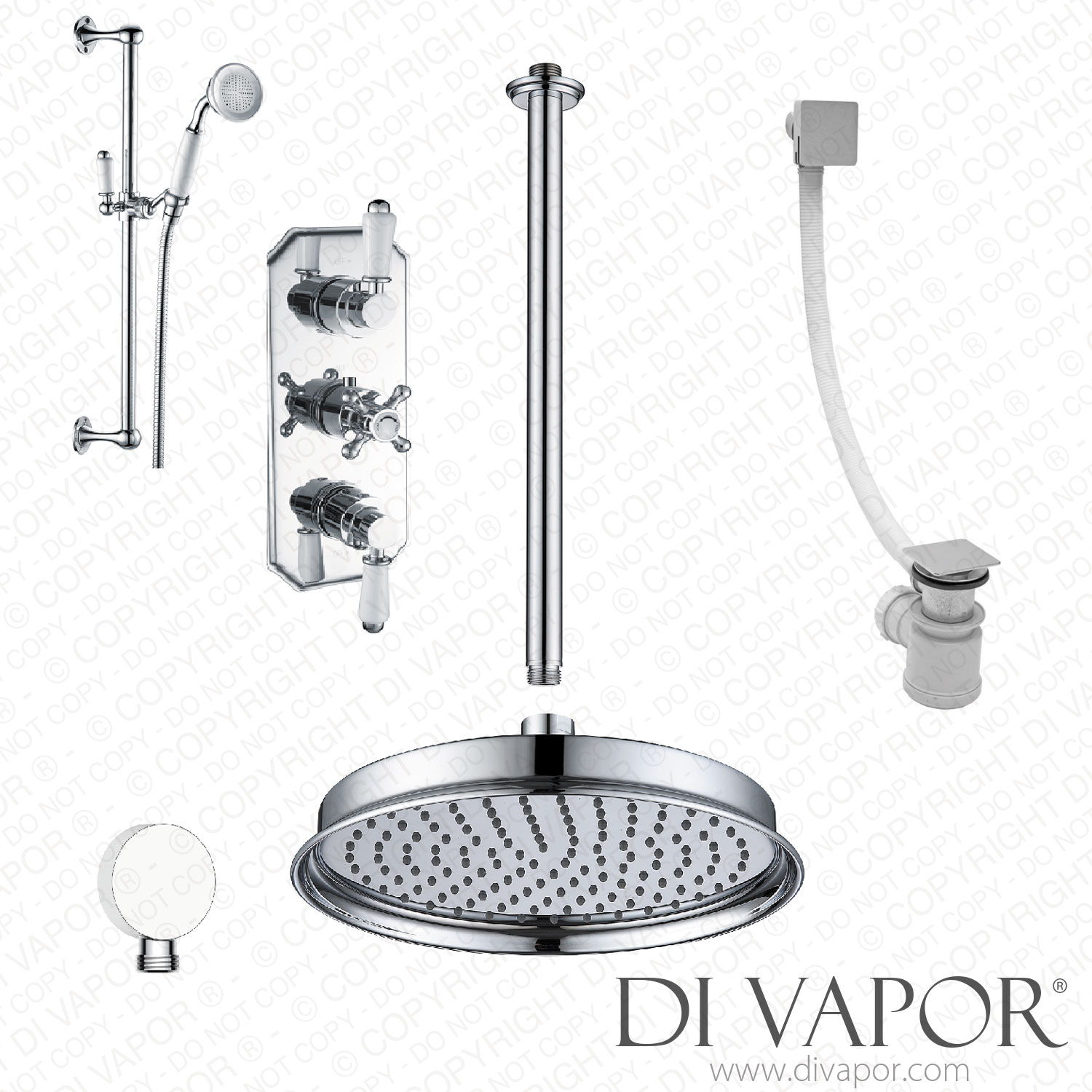 Better Bathrooms BUN/BeBa_26817/78605 Chrome Concealed Traditional