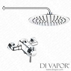 Better Bathrooms BUN/BeBa_26819/77943 Modern Concentric Shower Valve with 300Mm Ultra Slim Shower Head and Wall Arm Spare Parts