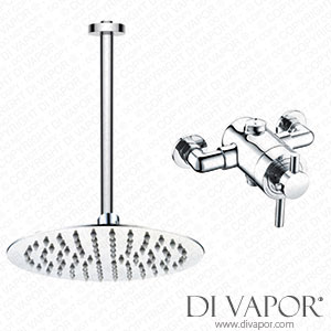 Better Bathrooms BUN/BeBa_26819/77944 Modern Concentric Shower Valve with 300Mm Ultra Slim Shower Head and Ceiling Arm Spare Parts
