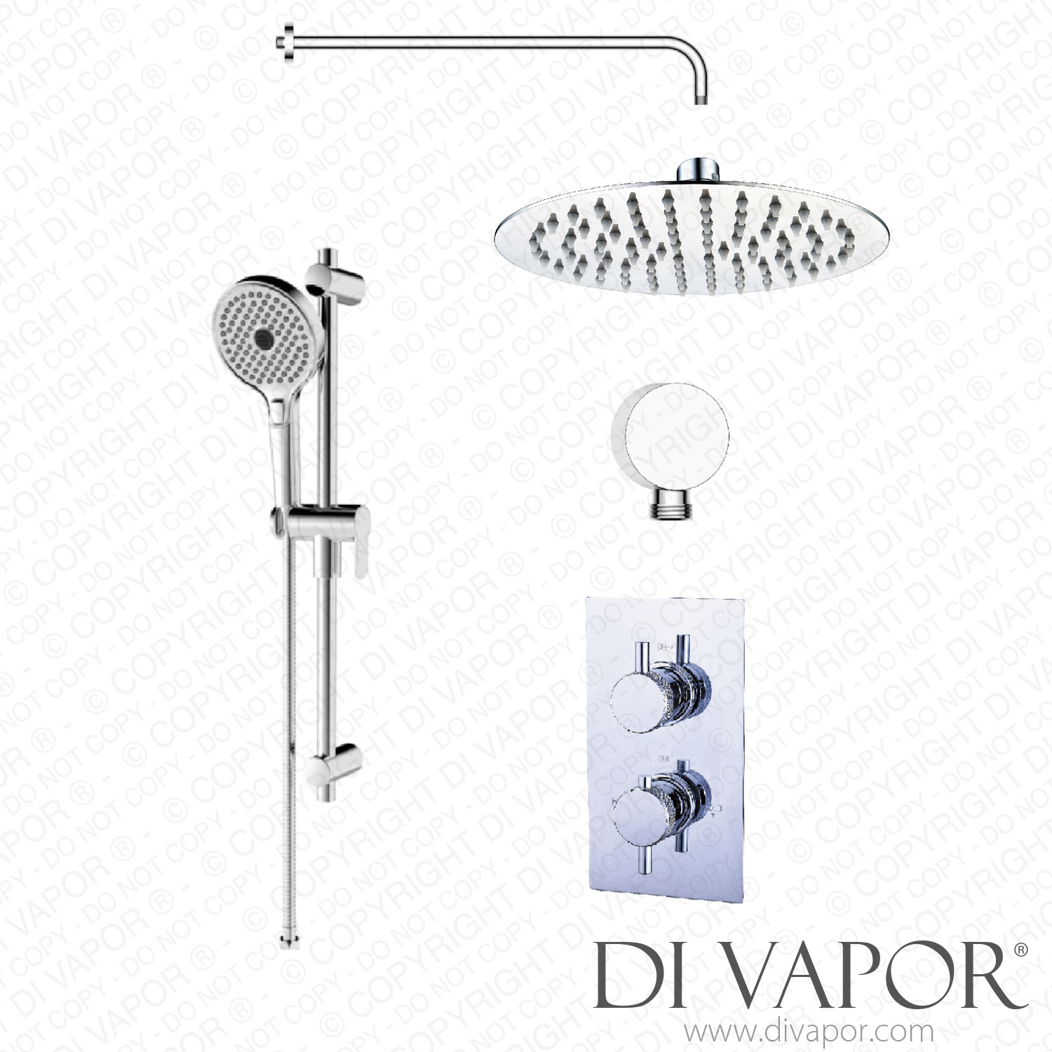 Better Bathrooms BUN/BeBa_27735/79067 Axel Dual Outlet Shower Valve